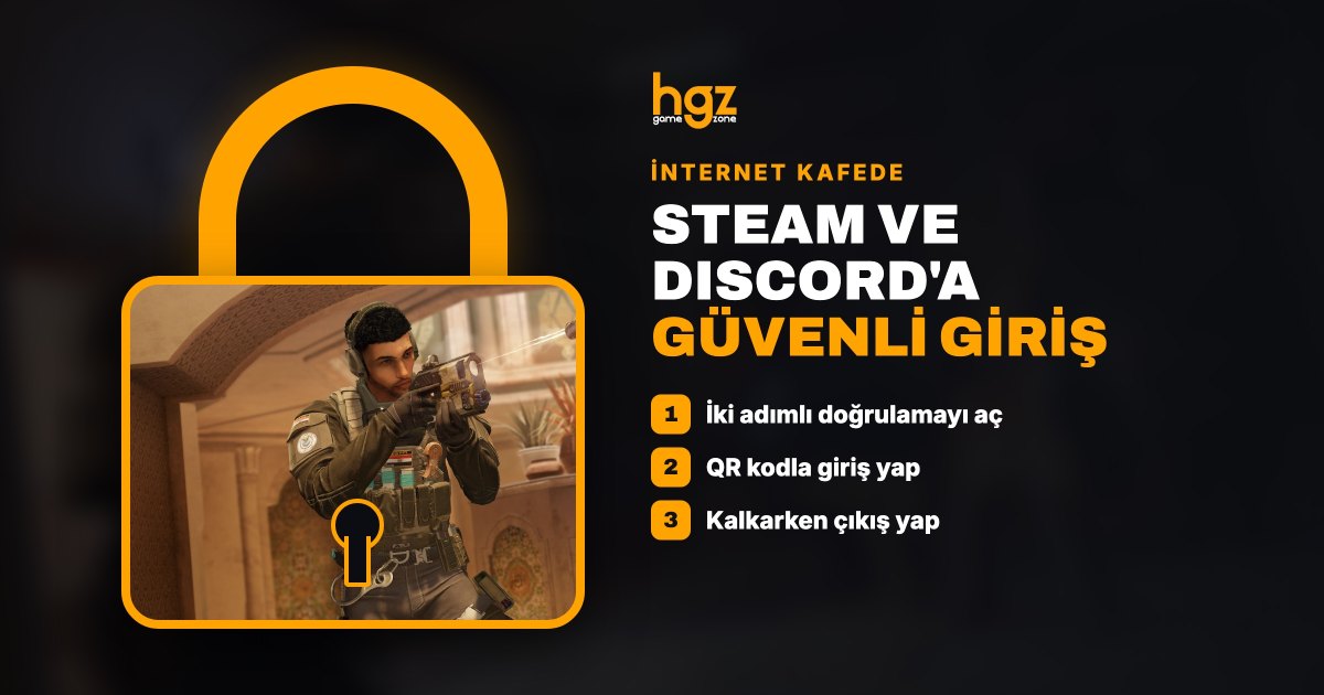 İnternet Kafede Steam ve Discord Hesabına Güvenli Giriş Nasıl Yapılır?